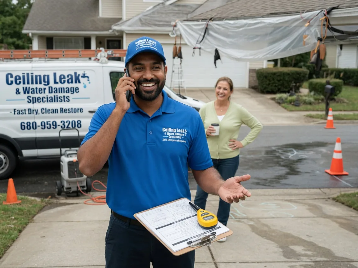 Ceiling Leak Cleanup Lemon Springs, NC FAQs